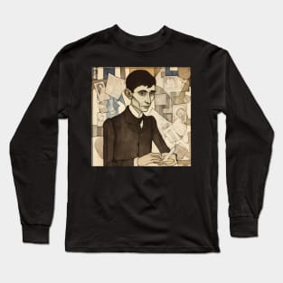 Franz Kafka author Long Sleeve T-Shirt